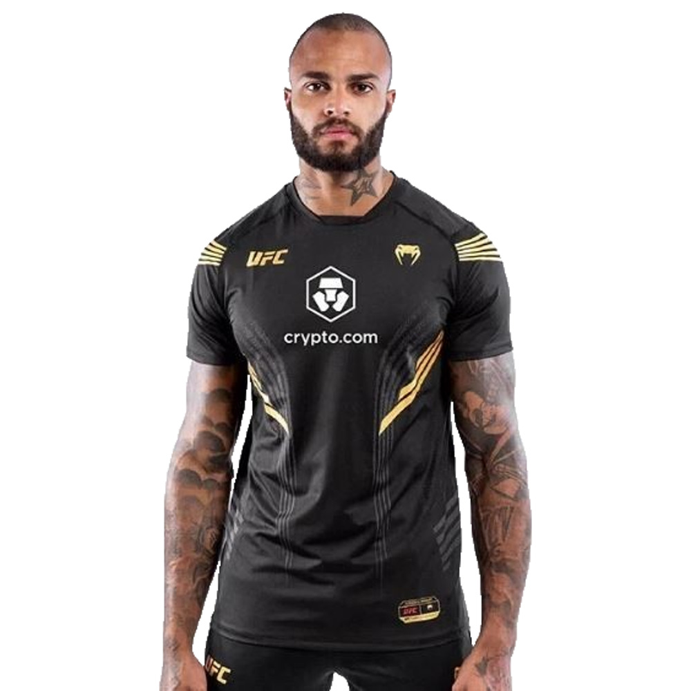 Venum UFC Mens Size Medium Authentic Fight Night Walkout Champions Jersey Black